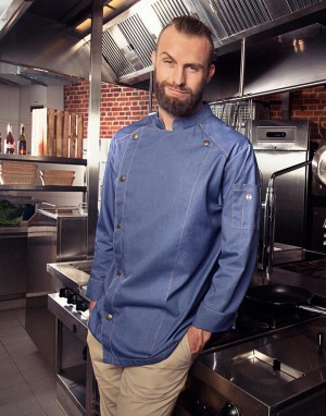 Drabužiai reklamai (Chef Jacket Jeans Style), Karlowsky JM 24