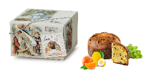 Kalėdinis pyragas PANETTONE GIOIA CLASSICO A. D. 1476 iš Loison Nostalgia, Ricordi ir Gioia-2021 Limited Edition kolekcijos, 500 g