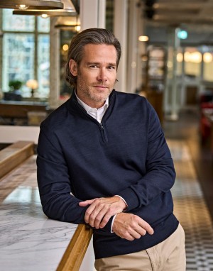 Drabužiai reklamai (Men's Half Zip), Tee Jays 6010
