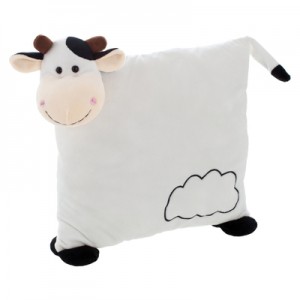 Pliušinė karvė, pagalvė Mila