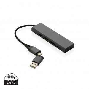 Verslo dovanos: (en:Terra RCS recycled aluminium hub with 3 USB ports)