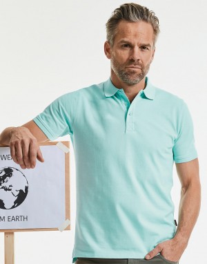 Vyriški polo marškinėliai iš ekologiško audinio, Russell Pure Organic 0R508M0