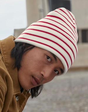 Drabužiai reklamai (Original Deep Cuffed Striped Beanie), Beechfield B39R