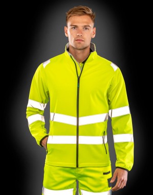 Drabužiai reklamai (Recycled Printable Safety Softshell), Result Genuine Recycled R505X