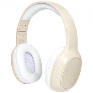 Perdirbtų kviečių šiaudų „Bluetooth“ ausinės su mikrofonu ,,Riff