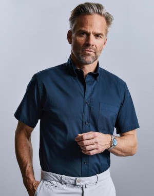 Short Sleeve Classic Twill Shirt. Vyriški marškiniai
