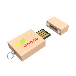„Eco Wood“ USB atmintinė, 32 GB Premium 45.1 x 25 x 8.3 mm