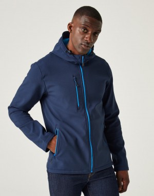 Drabužiai reklamai (Navigate 2-Layer Hooded Softshell Jacket), Regatta Professional TRA705
