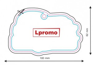 Automobiliniai kvapai su logo, forma lpf529