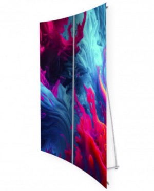 L-banner Plus reklaminė siena 240x202cm