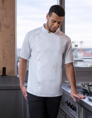 Drabužiai reklamai (Short-Sleeve Chef Jacket Modern-Look), Karlowsky JM 29