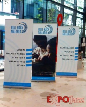 Mobilūs reklaminiai stendai ExpoJazz Sumero, 80x200 cm