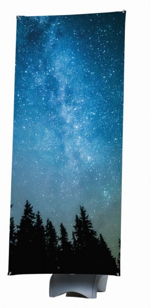 Lauko reklaminė vėliava 80 x 180 cm