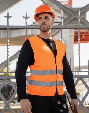Drabužiai reklamai (Safety Vest with Zipper 