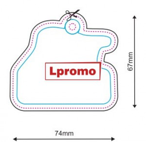 Automobiliniai kvapai su logotipu, forma lpf754