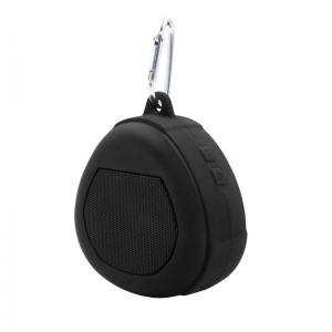 Reklaminė atributika su logotipu (Wireless speaker 5W Air Gifts with carabiner | Justice)