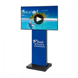 Skaitmeninė audinių parduotuvės vitrina su 55