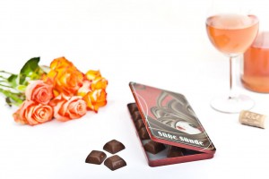 Šokolado plytelių dėžučė - "Saldi nuodėmė", 190 x 95 x 10 mm 