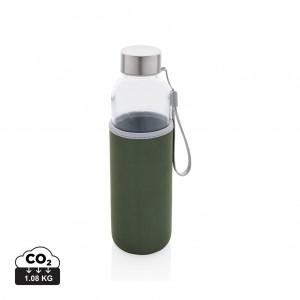Verslo dovanos: (en:Glass bottle with neoprene sleeve)