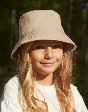 Drabužiai reklamai (Junior Organic Cotton Bucket Hat), Beechfield B90NB