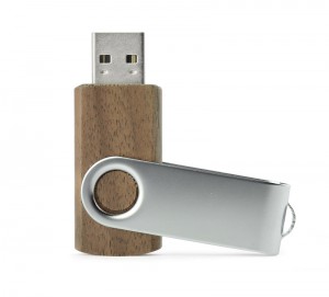 USB atmintukas TWISTER WALNUT 16 GB