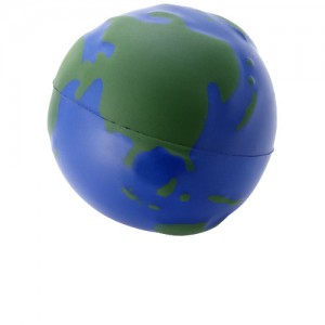 Globe žemės formos streso kamuoliukas