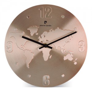 Laikrodis su žemėlapiu, Pierre Cardin