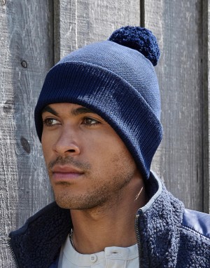 Drabužiai reklamai (Organic Cotton Snowstar® Beanie), Beechfield B450N
