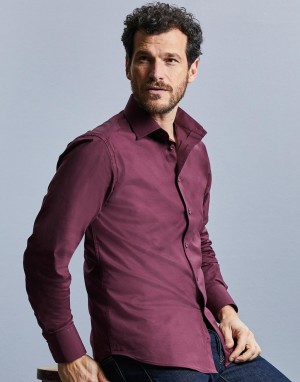 Fitted Stretch Shirt. Vyriški marškiniai, Russell Collection 0R946M0