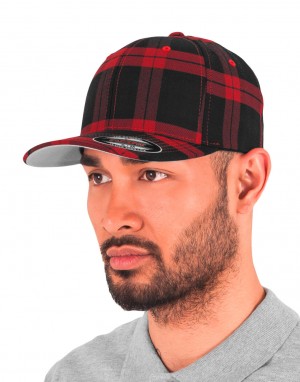 Drabužiai reklamai (Tartan Plaid Cap), Flexfit 6197