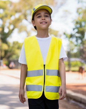 Drabužiai reklamai (Safety Zipper Vest for Kids 