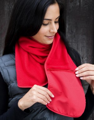 Flisinis šalikas su kišene, Result Winter Essentials R100X