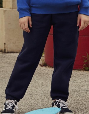 Vaikiškos aukščiausios kokybės sportinės kelnės su elastingais apatiniais kraštais, Fruit of the Loom 64-025-0
