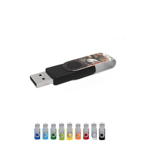 USB atmintinė Twister Max Print 2 GB Premium, 55 x 19 x 11 mm