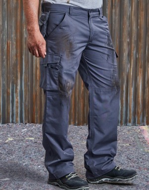 Vyriškos didelės apkrovos darbinės kelnės, 34 colių ilgio