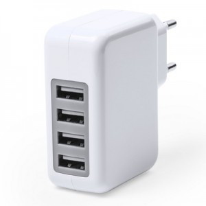 USB sieninis įkroviklis su 4 USB jungtimis 3.1 A 