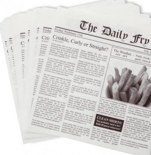 Kabėmis susegtas reklaminis laikraštis, A4, 12 puslapių