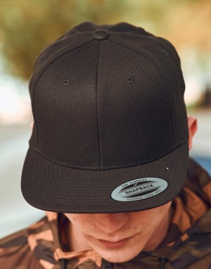 Drabužiai reklamai (Pro-Style Twill Snapback Youth Cap), Flexfit 6308
