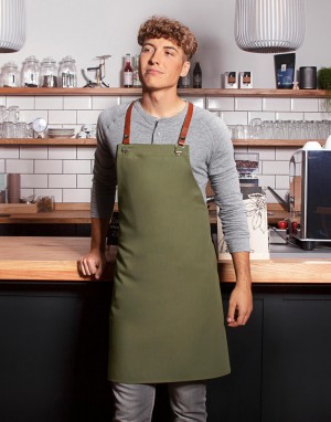 Drabužiai reklamai (Bib Apron Green-Generation), Karlowsky LS 37