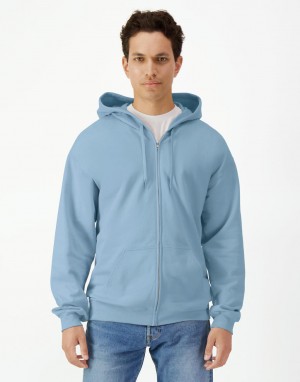 Drabužiai reklamai (Softstyle Midweight Full Zip Hooded Sweat), Gildan SF600