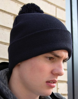 Vyriška kepurė su pomponu, Result Winter Essentials RC028X