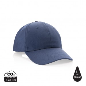 Verslo dovanos: (en:Impact 6 panel 190gr Recycled cotton cap with AWARE™ tracer)