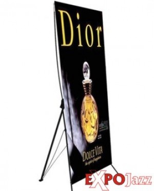 X formos reklaminai stendai ExpoJazz Trendy, 60x160 cm