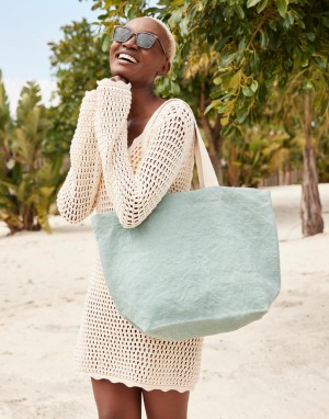 Drabužiai reklamai (Soft Washed Jute Beach Bag), Westford Mill W466