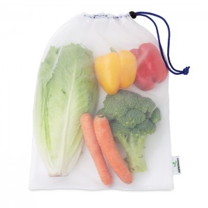Tinklinis maišelis vaisiams ir daržovėms su skaitmenine spauda (be popierinės įmautės), 30x40cm 