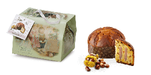 Kalėdinis pyragas PANETTONE RICORDI MARRON GLACE iš Loison Nostalgia, Ricordi ir Gioia-2021 Limited Edition kolekcijos, 600 g