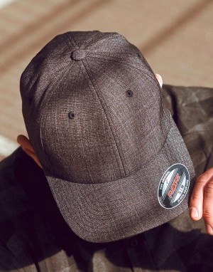Drabužiai reklamai (Fine Melange Cap), Flexfit 6277FM