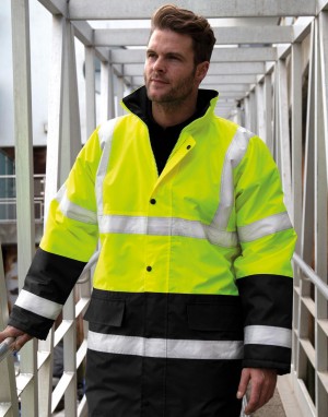 Vyriškas dvispalvis saugus paltas, Result Safe-Guard R452X