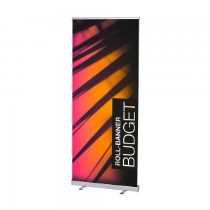 Biudžetinis ištraukiamas reklaminis stendas 85 x 200 cm (2 pėdos)