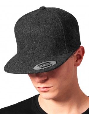 Drabužiai reklamai (Melton Wool Snapback), Flexfit 6689M